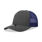 5 Panel Mid Profile Structured Cotton Blend Trucker