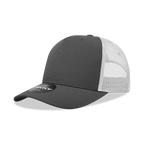 5 Panel Mid Profile Structured Cotton Blend Trucker