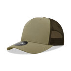 5 Panel Mid Profile Structured Cotton Blend Trucker