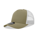 5 Panel Mid Profile Structured Cotton Blend Trucker