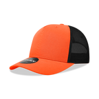 5 Panel Mid Profile Structured Cotton Blend Trucker