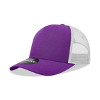 5 Panel Mid Profile Structured Cotton Blend Trucker