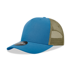 5 Panel Mid Profile Structured Cotton Blend Trucker