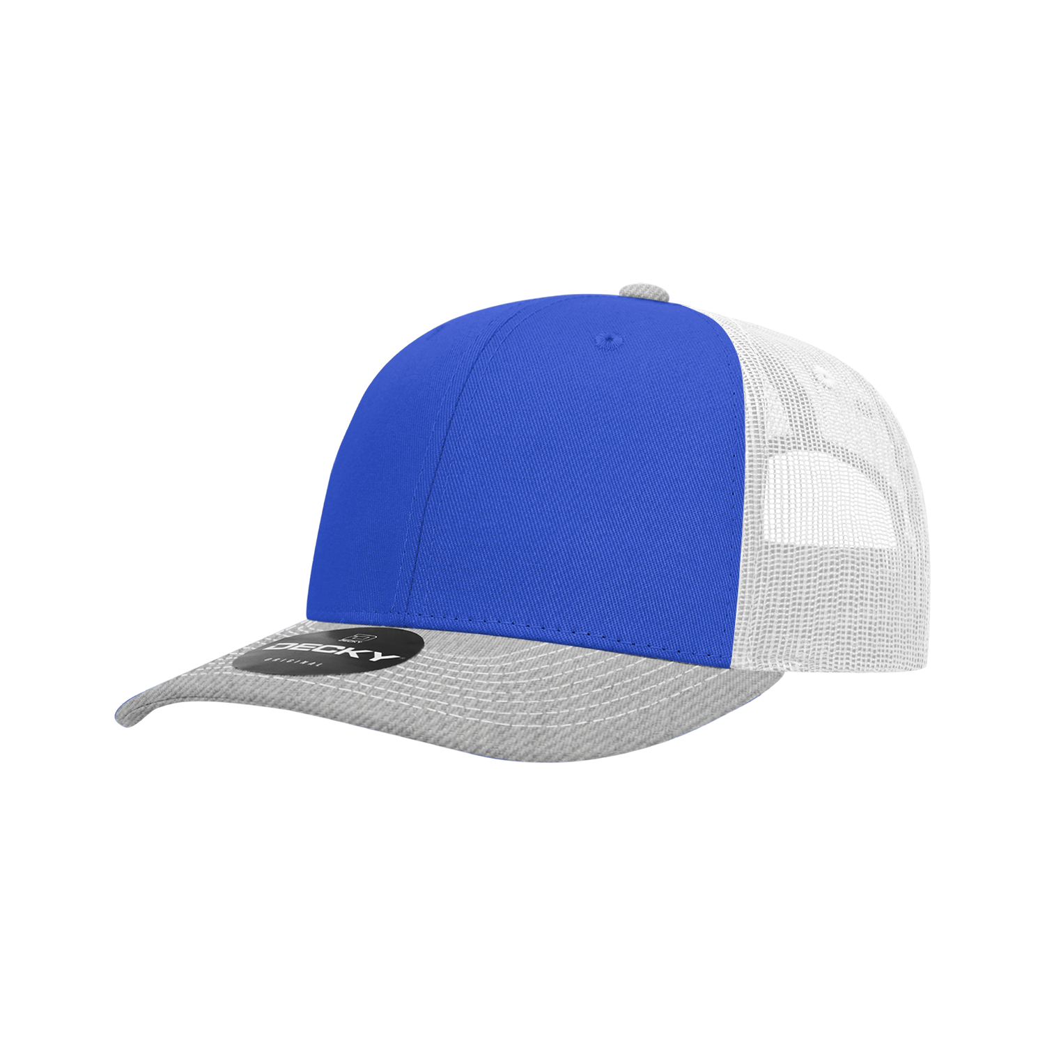 6 Panel Mid Profile Structured Contra-Stitch Trucker