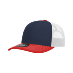 6 Panel Mid Profile Structured Contra-Stitch Trucker