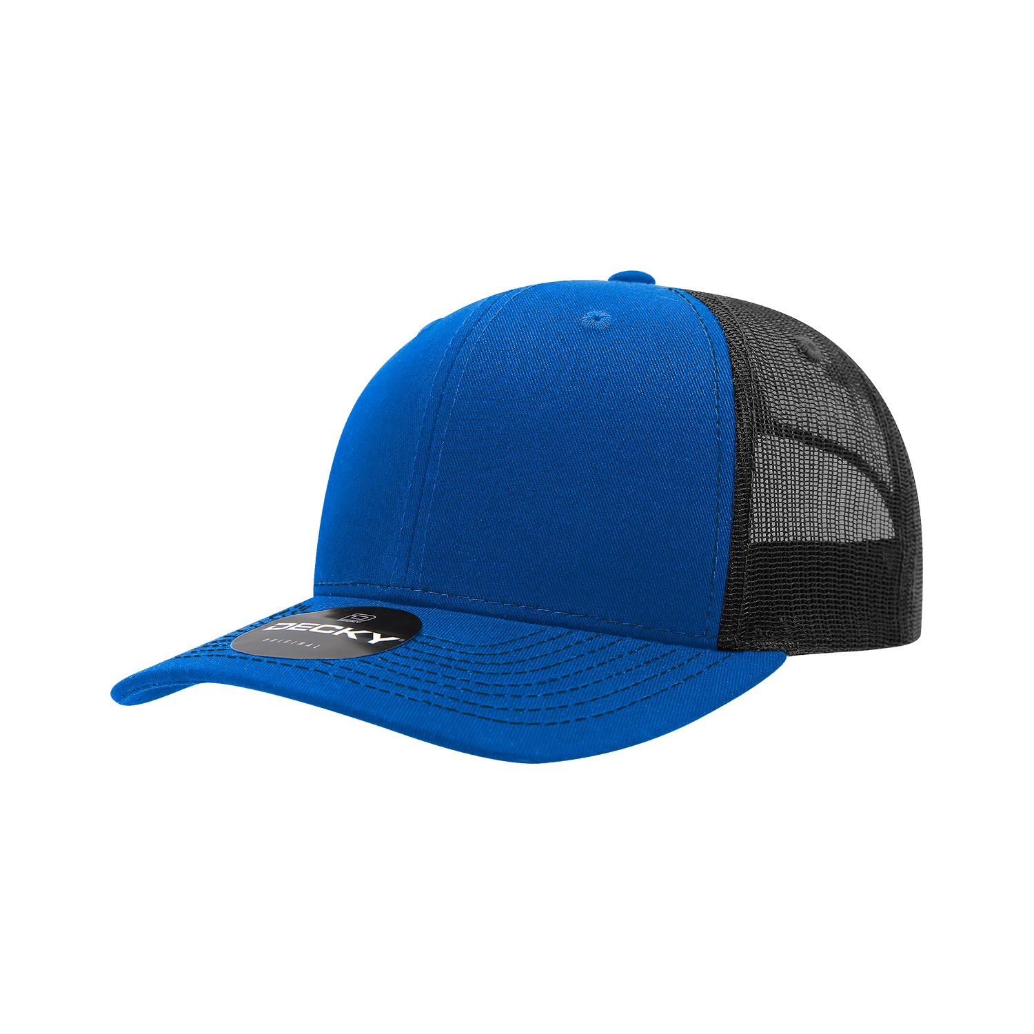 6 Panel Mid Profile Structured Contra-Stitch Trucker