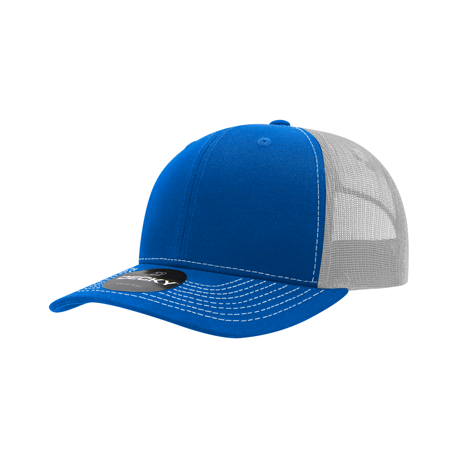 6 Panel Mid Profile Structured Contra-Stitch Trucker