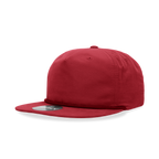 5 Panel High Profile Relaxed Cotton Blend Rope Hat