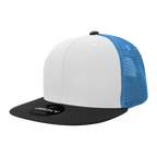 6 Panel High Profile Structured Cotton Blend Trucker