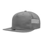 a grey mesh trucker hat