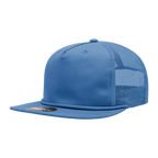 a light blue mesh trucker hat