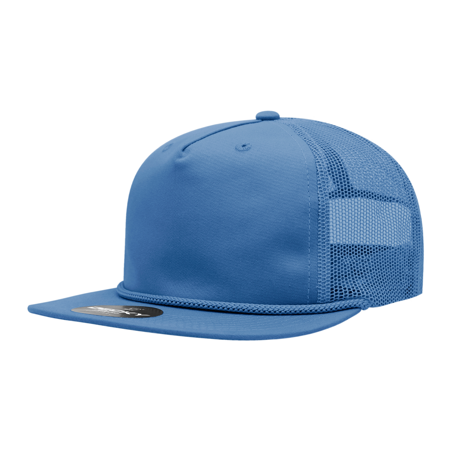 a light blue mesh trucker hat