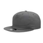 a dark grey hat