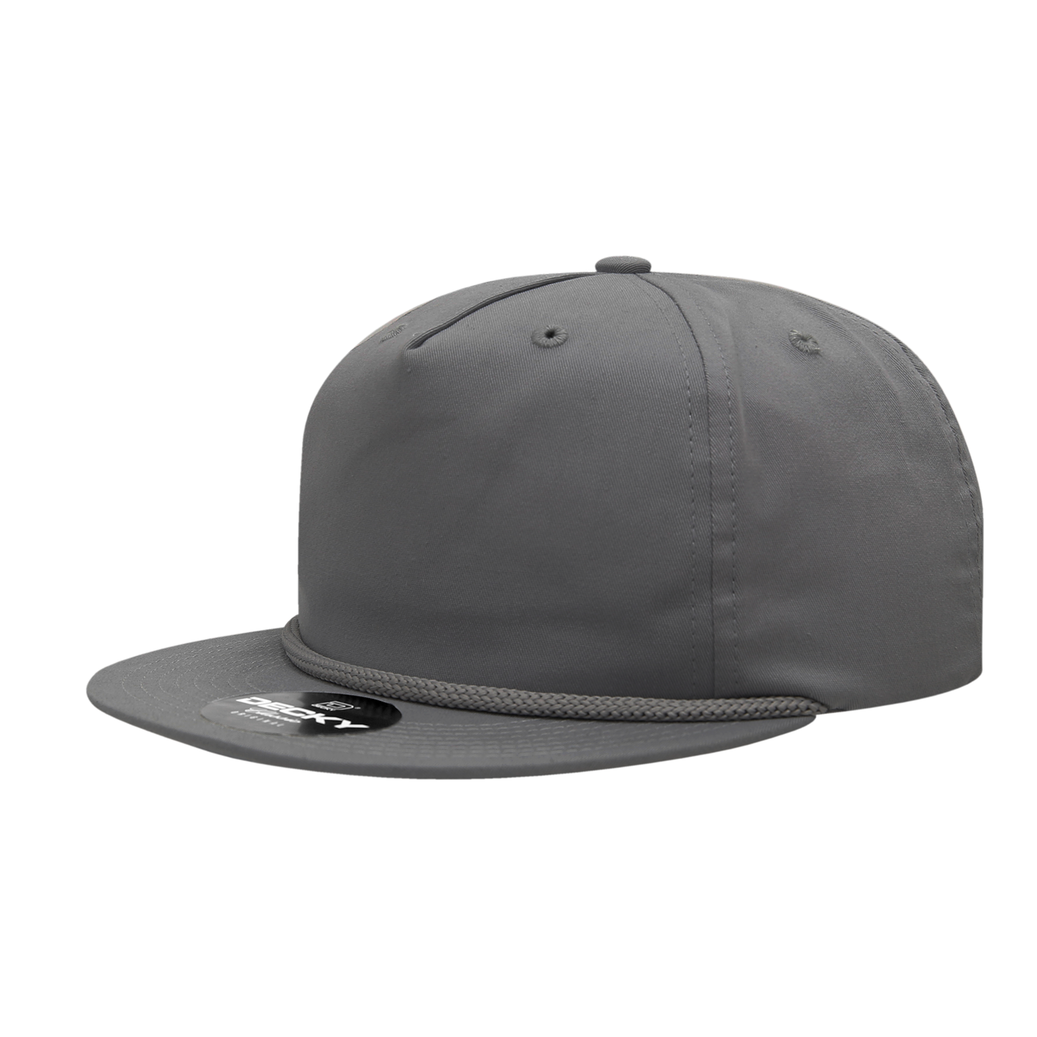 a dark grey hat