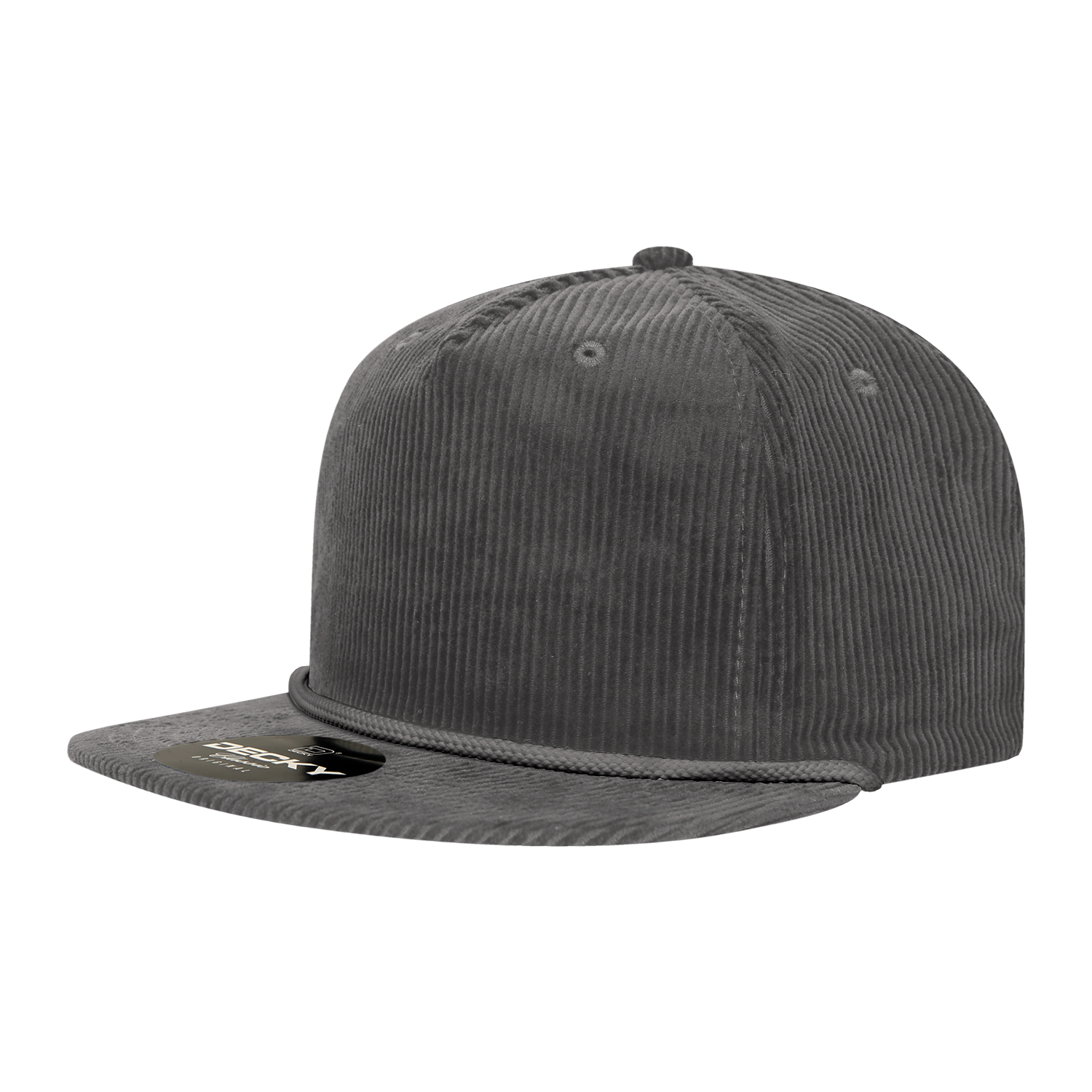 5 Panel High Profile Relaxed Corduroy Rope Hat