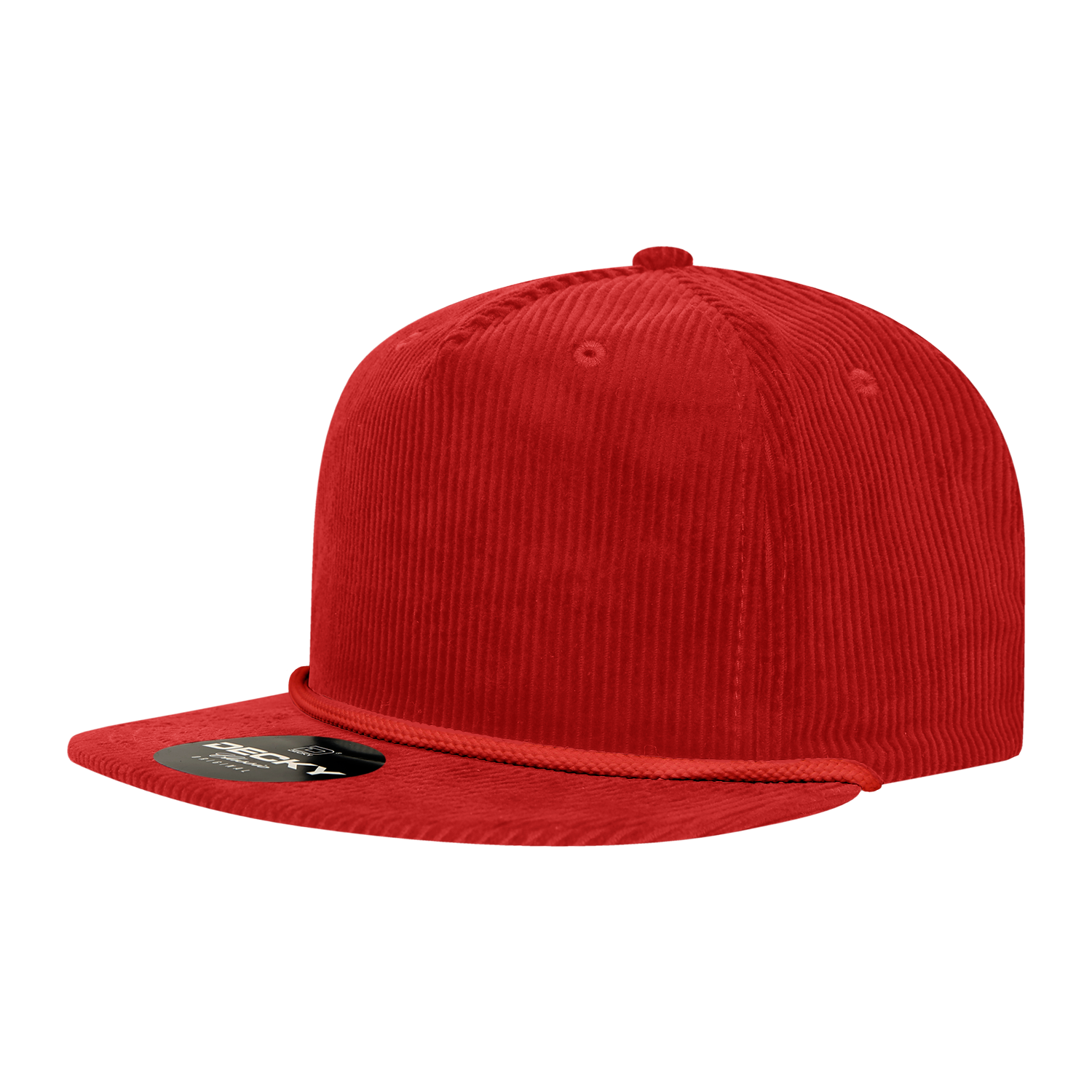 5 Panel High Profile Relaxed Corduroy Rope Hat