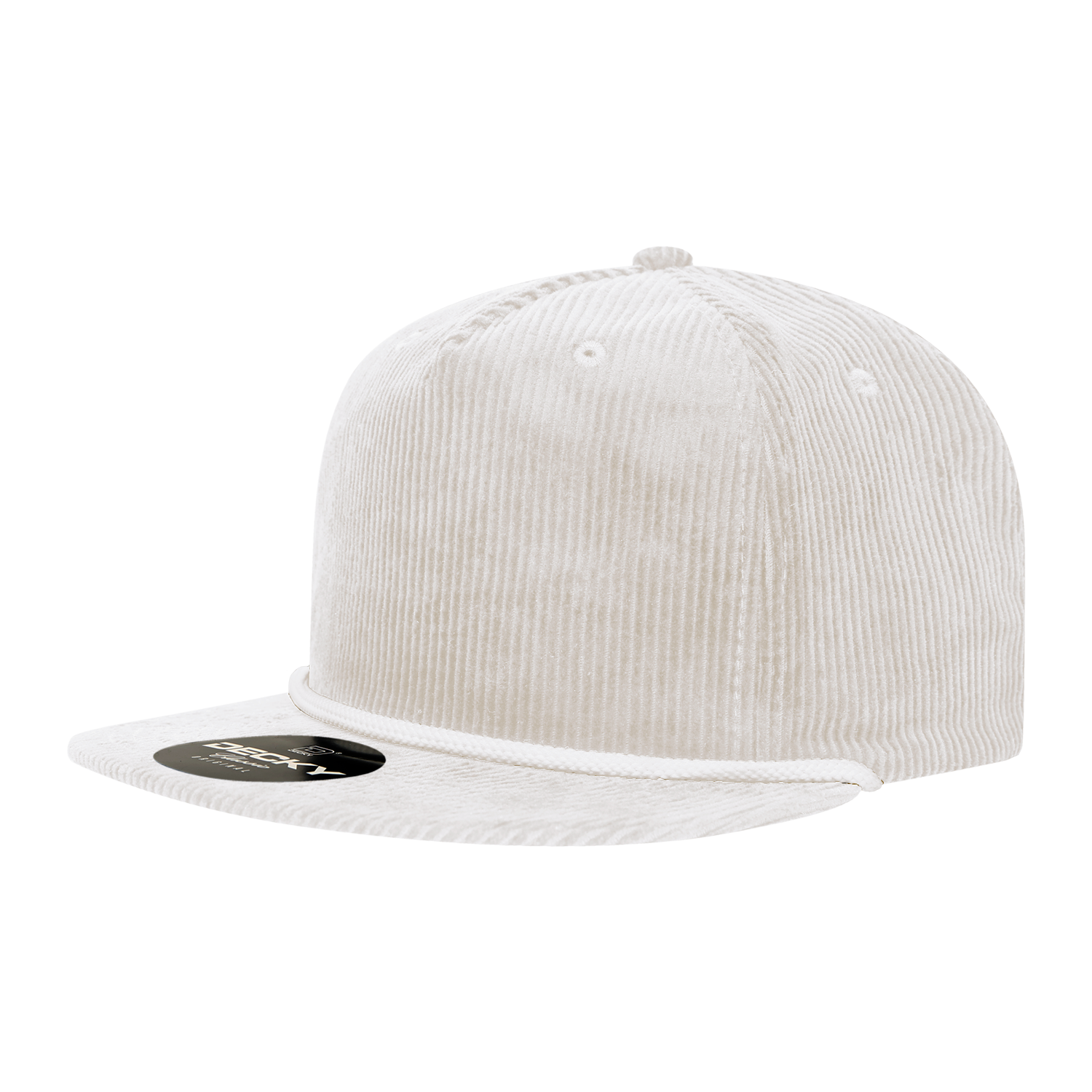 5 Panel High Profile Relaxed Corduroy Rope Hat