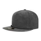 5 Panel High Profile Relaxed Corduroy Rope Hat