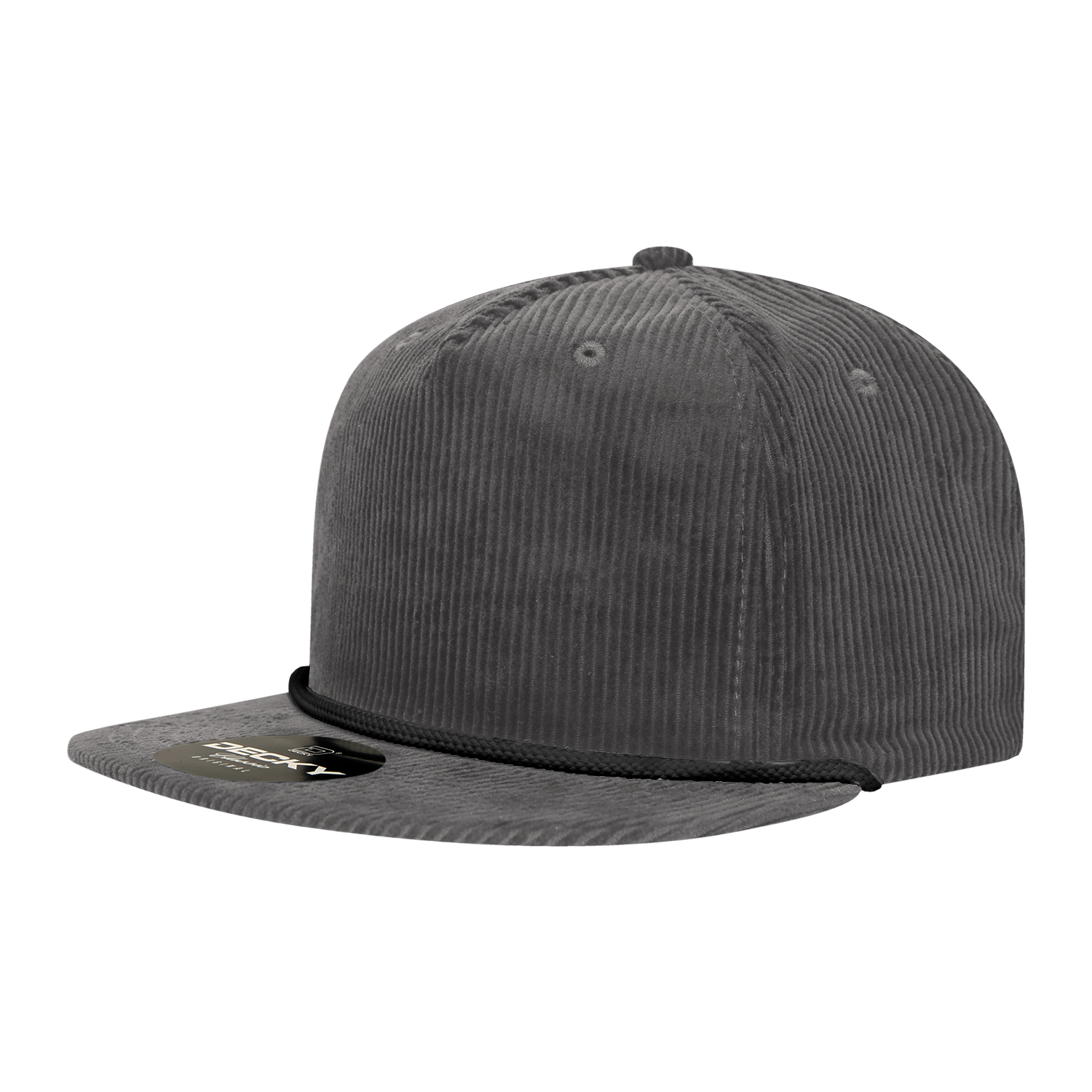 5 Panel High Profile Relaxed Corduroy Rope Hat