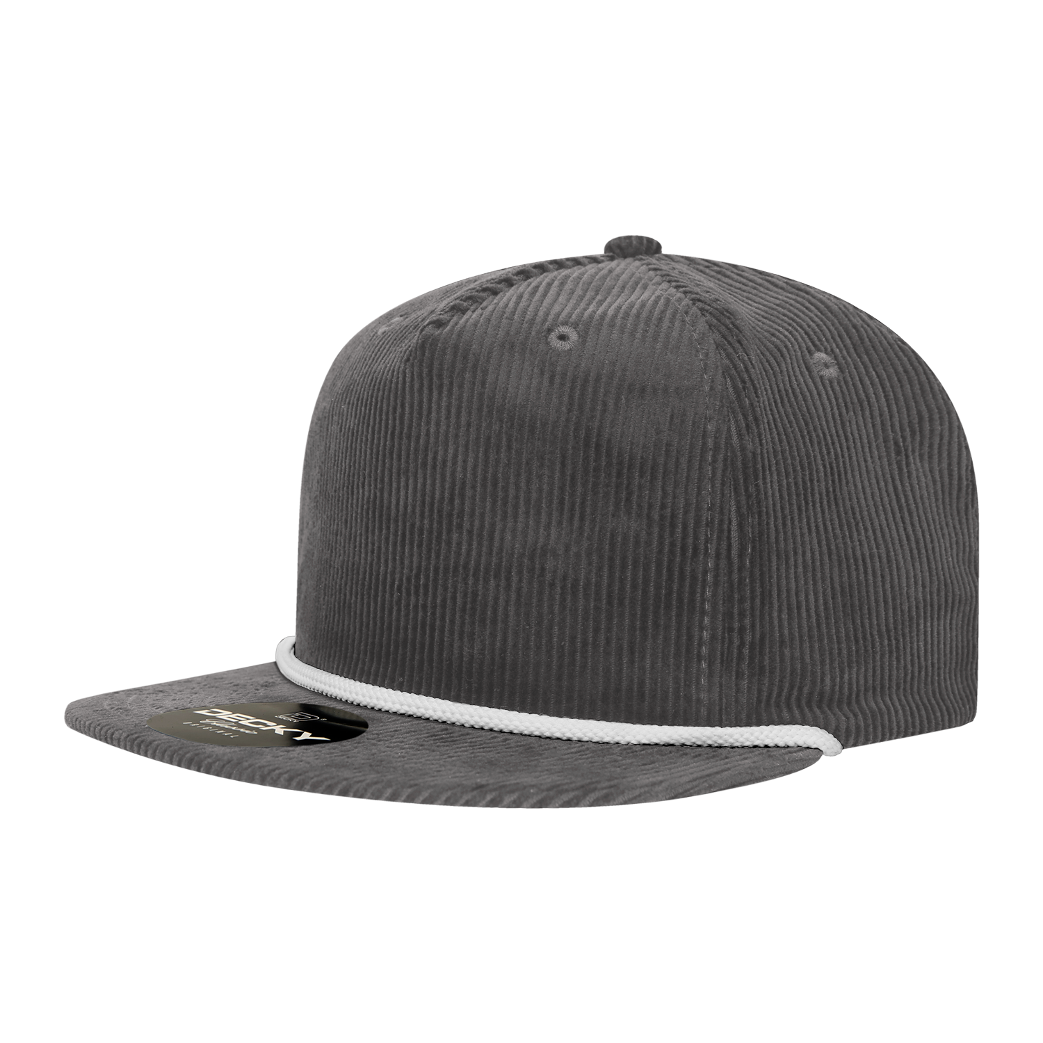 5 Panel High Profile Relaxed Corduroy Rope Hat