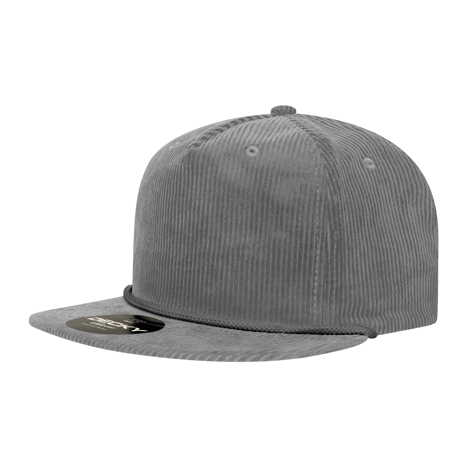 5 Panel High Profile Relaxed Corduroy Rope Hat