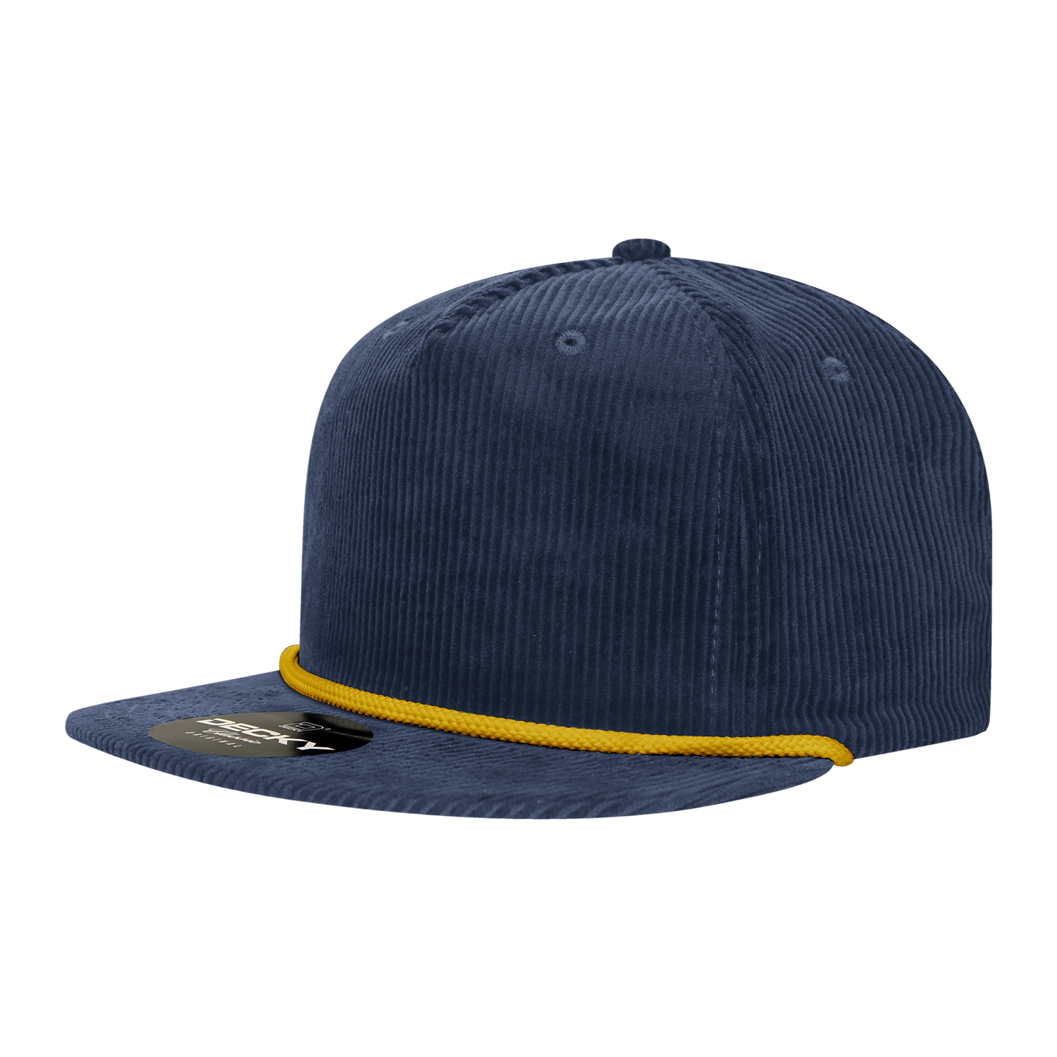 5 Panel High Profile Relaxed Corduroy Rope Hat