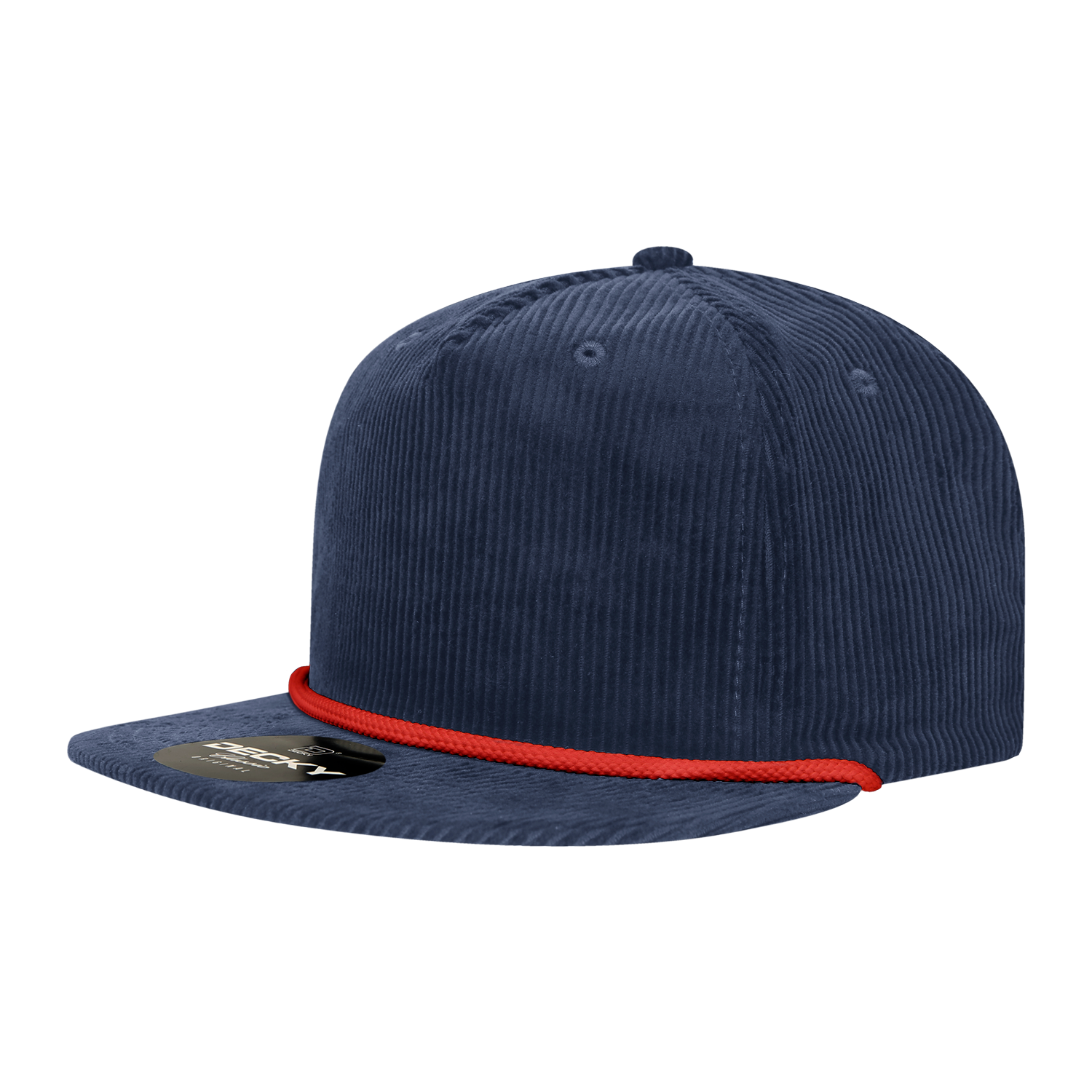 5 Panel High Profile Relaxed Corduroy Rope Hat