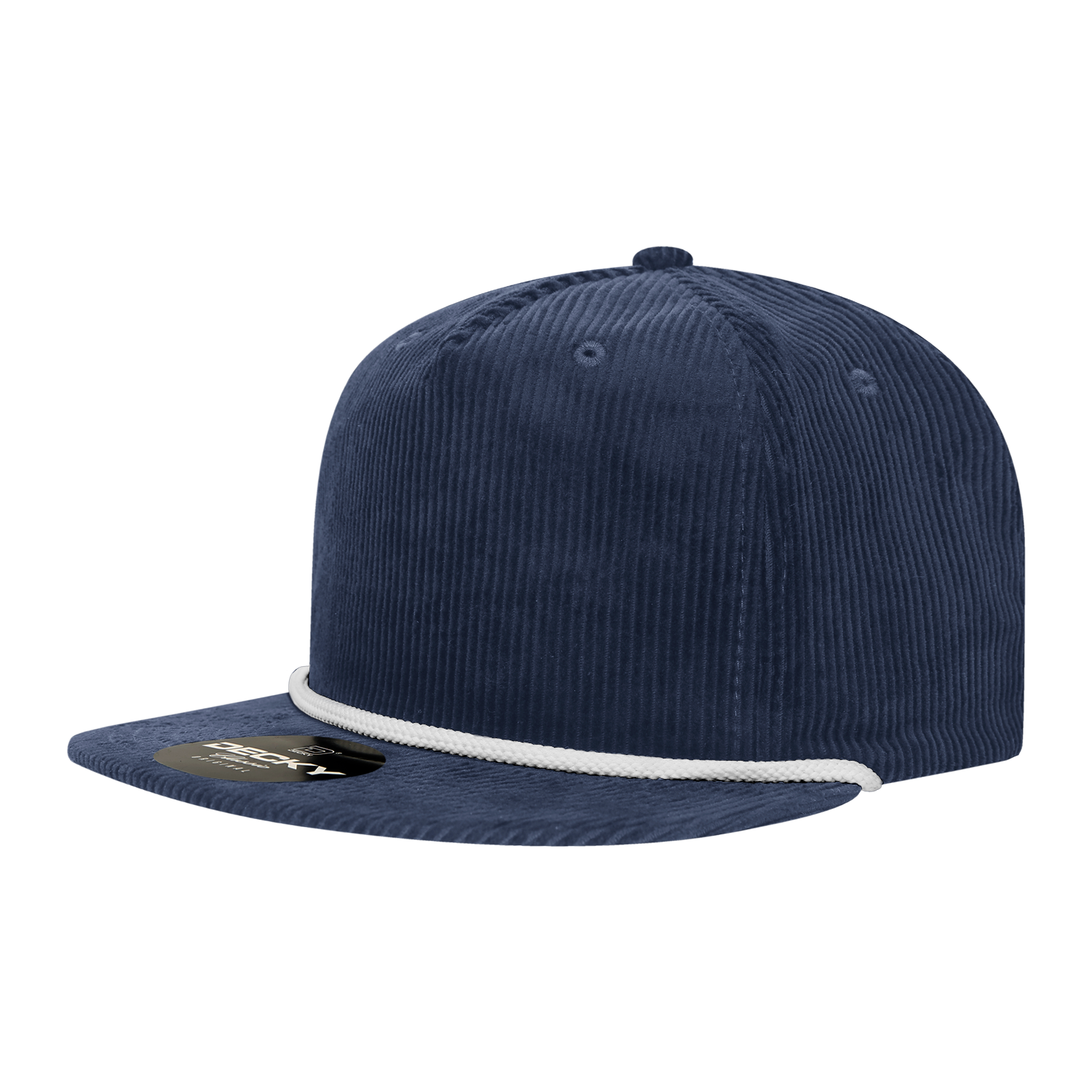 5 Panel High Profile Relaxed Corduroy Rope Hat