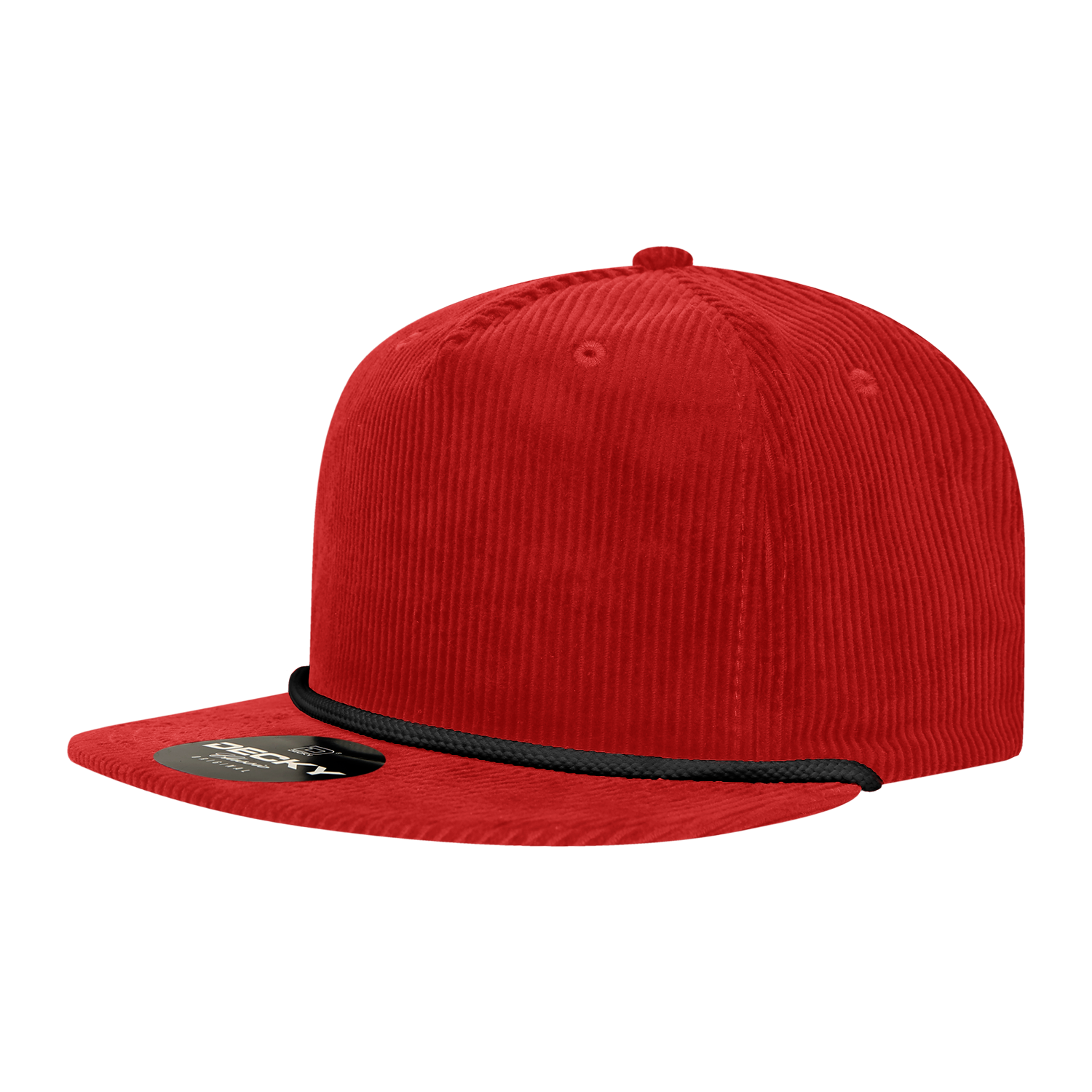 5 Panel High Profile Relaxed Corduroy Rope Hat