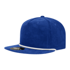 5 Panel High Profile Relaxed Corduroy Rope Hat