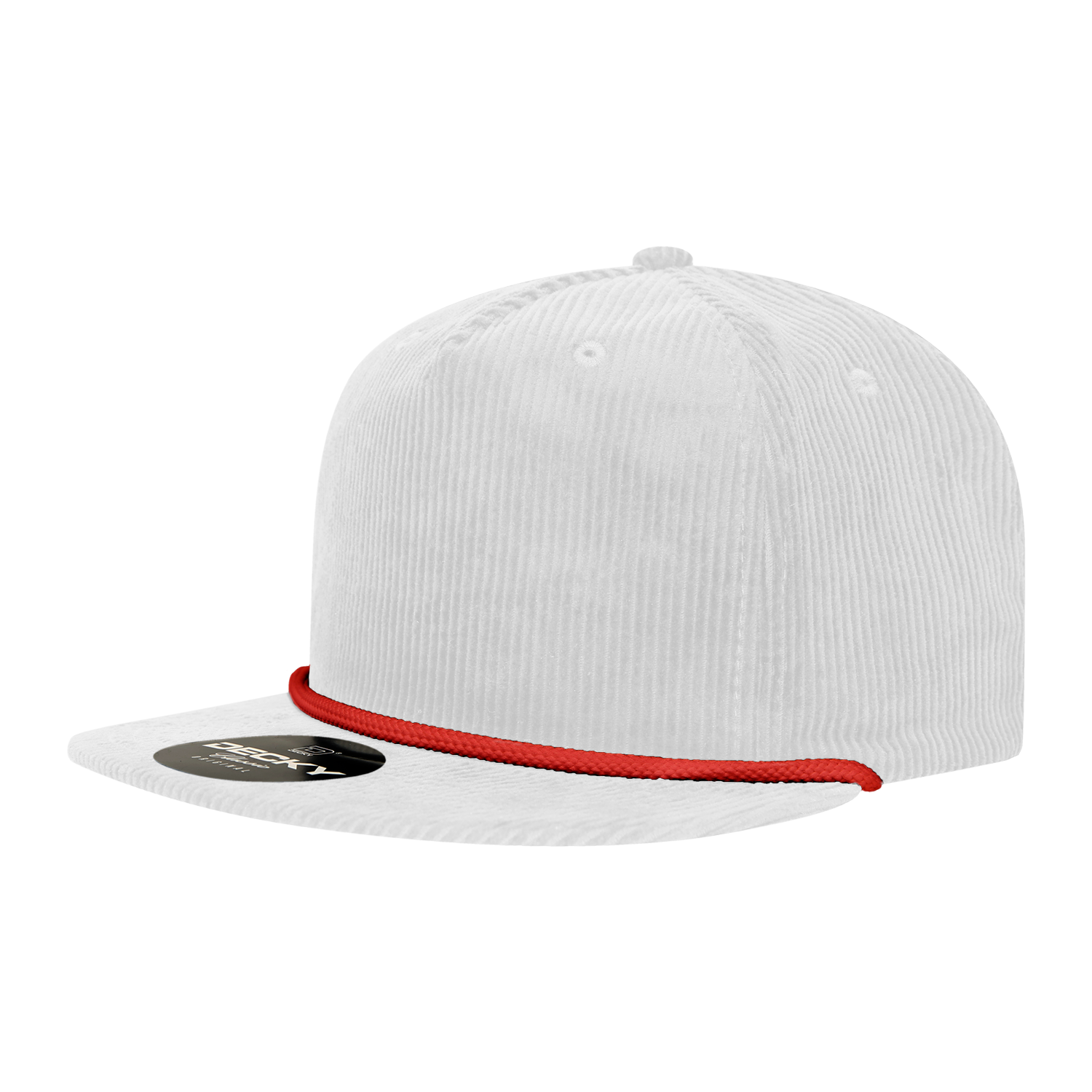 5 Panel High Profile Relaxed Corduroy Rope Hat