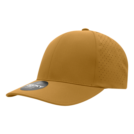 6 Panel Low Profile Structured Perforated Performance Cap