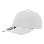 6 Panel Low Profile Structured Perforated Performance Cap