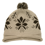 Snowflake Roll Up Beaine w/Pom