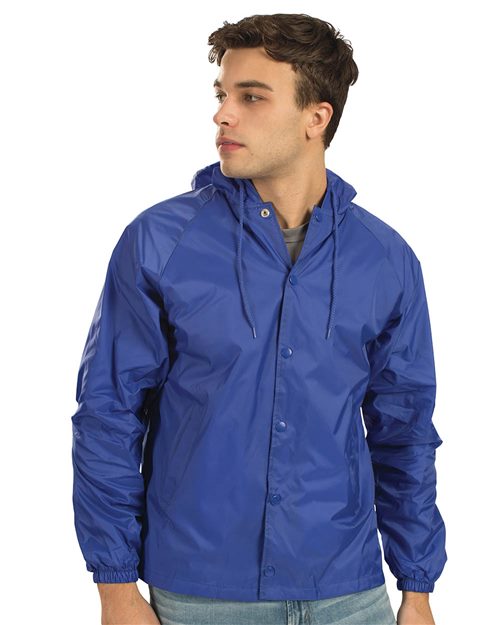 Unisex Hooded Coach's Jacket