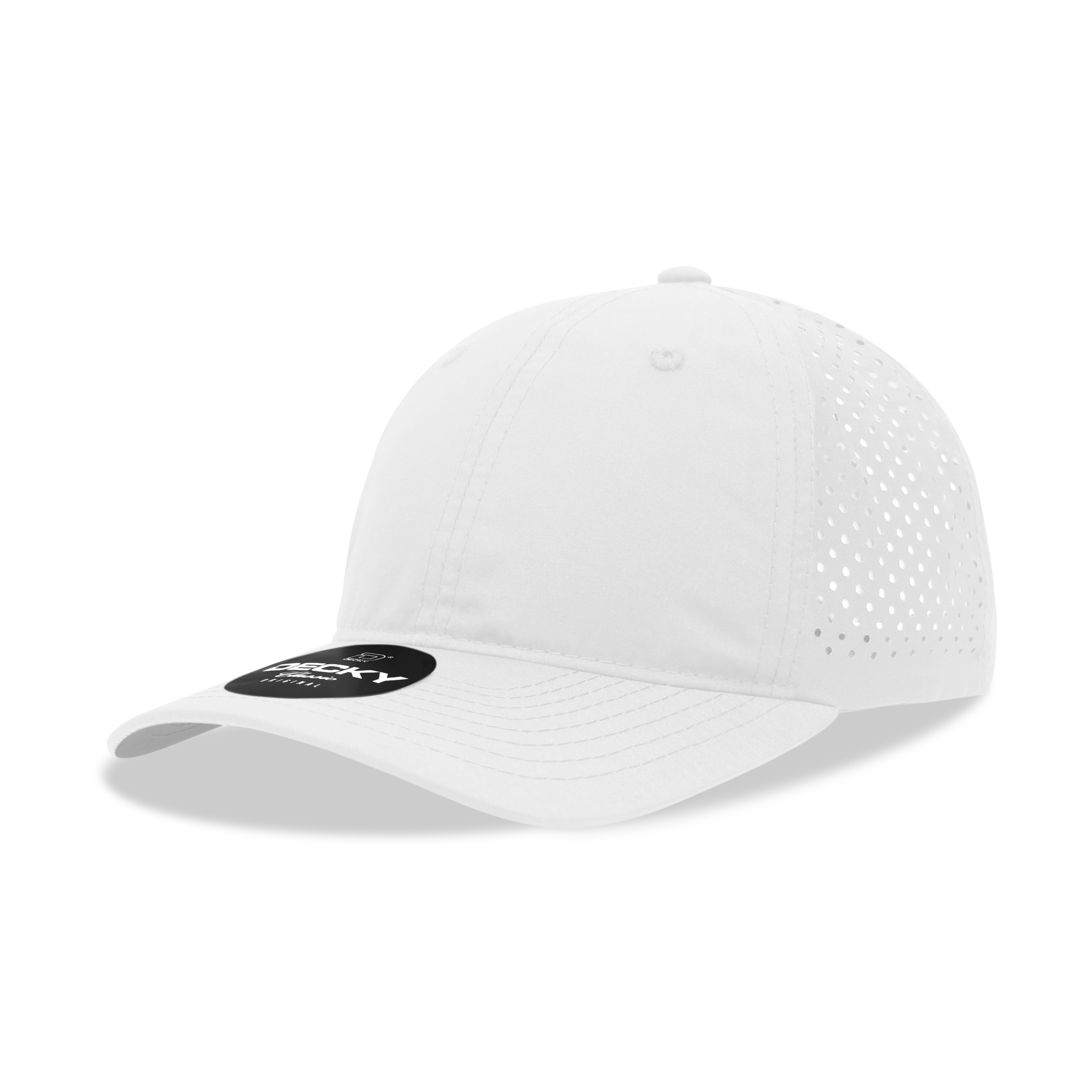 6 Panel Low Profile Relaxed Perforated Performance Dad Hat