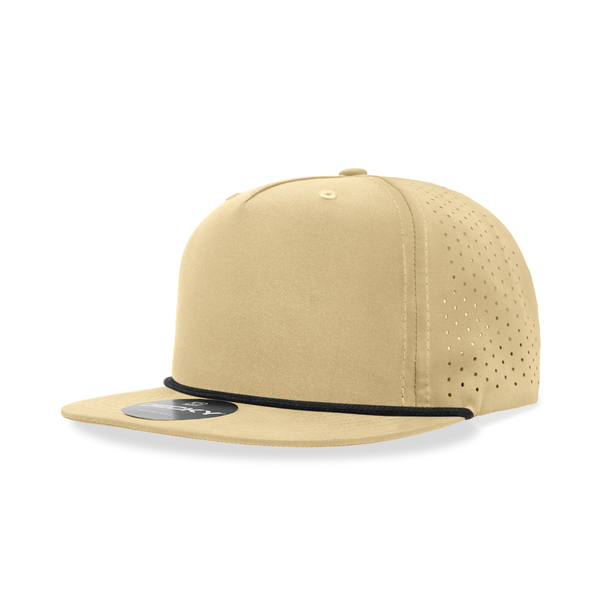 5 Panel High Profile Relaxed Perforated Performance Rope Hat