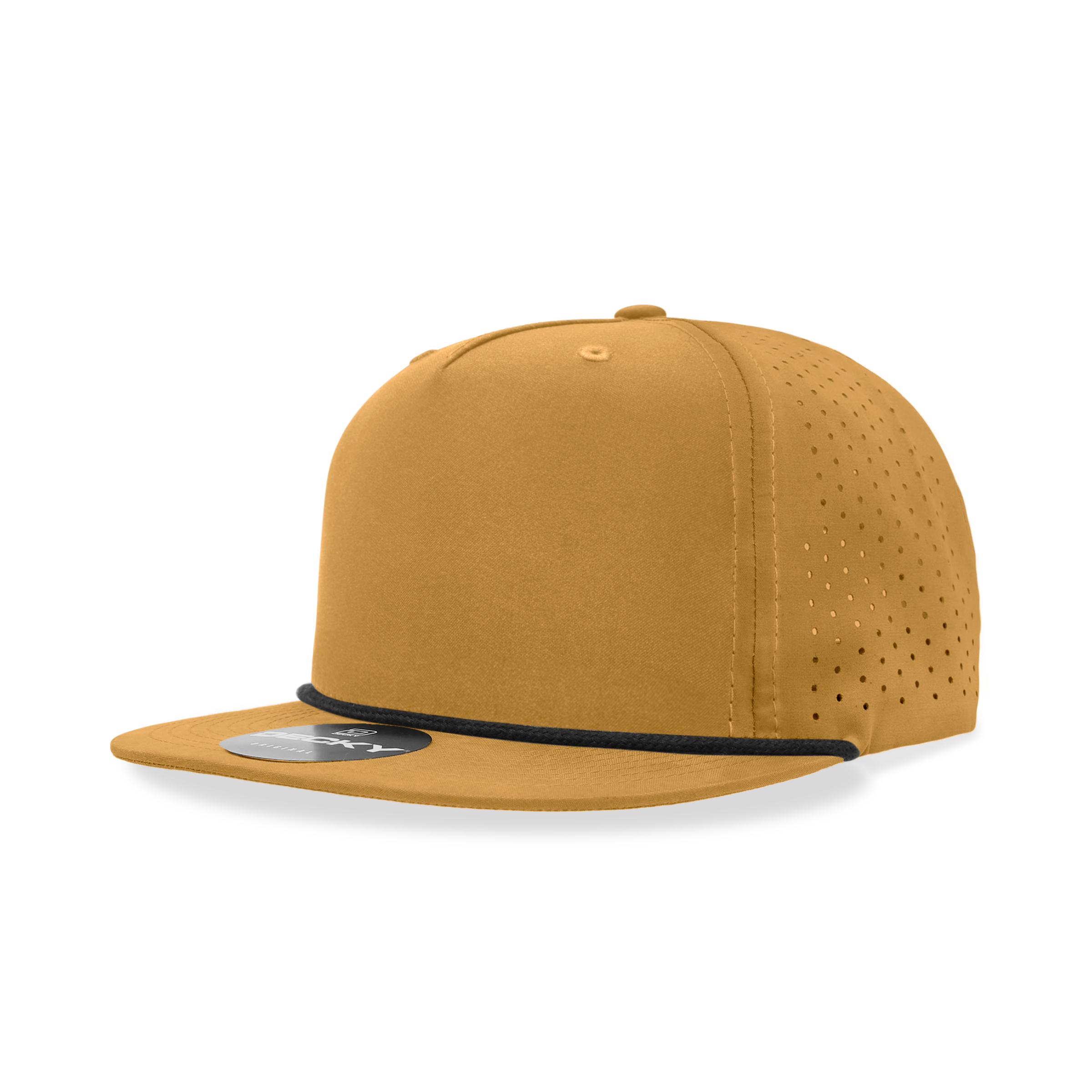 5 Panel High Profile Relaxed Perforated Performance Rope Hat