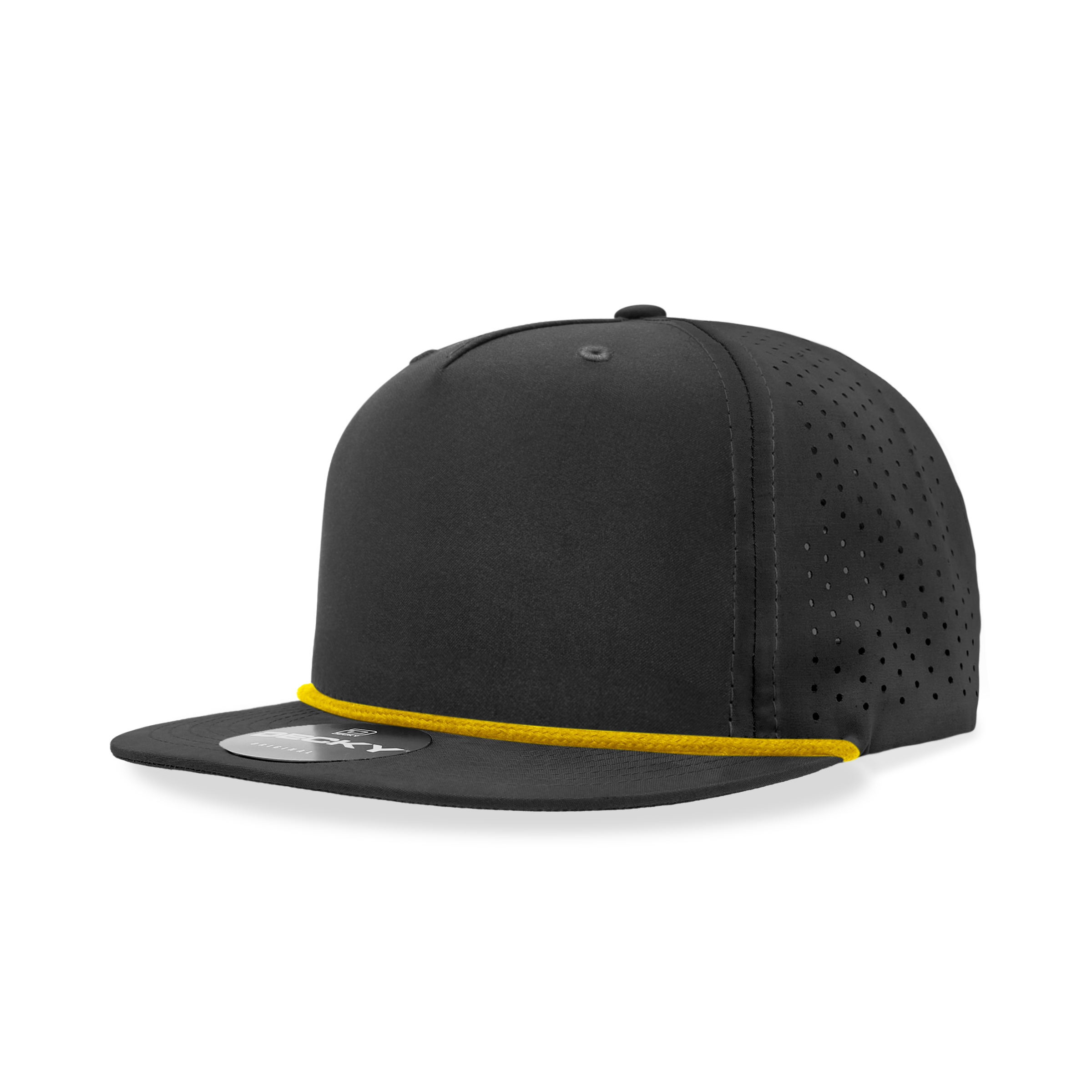 5 Panel High Profile Relaxed Perforated Performance Rope Hat