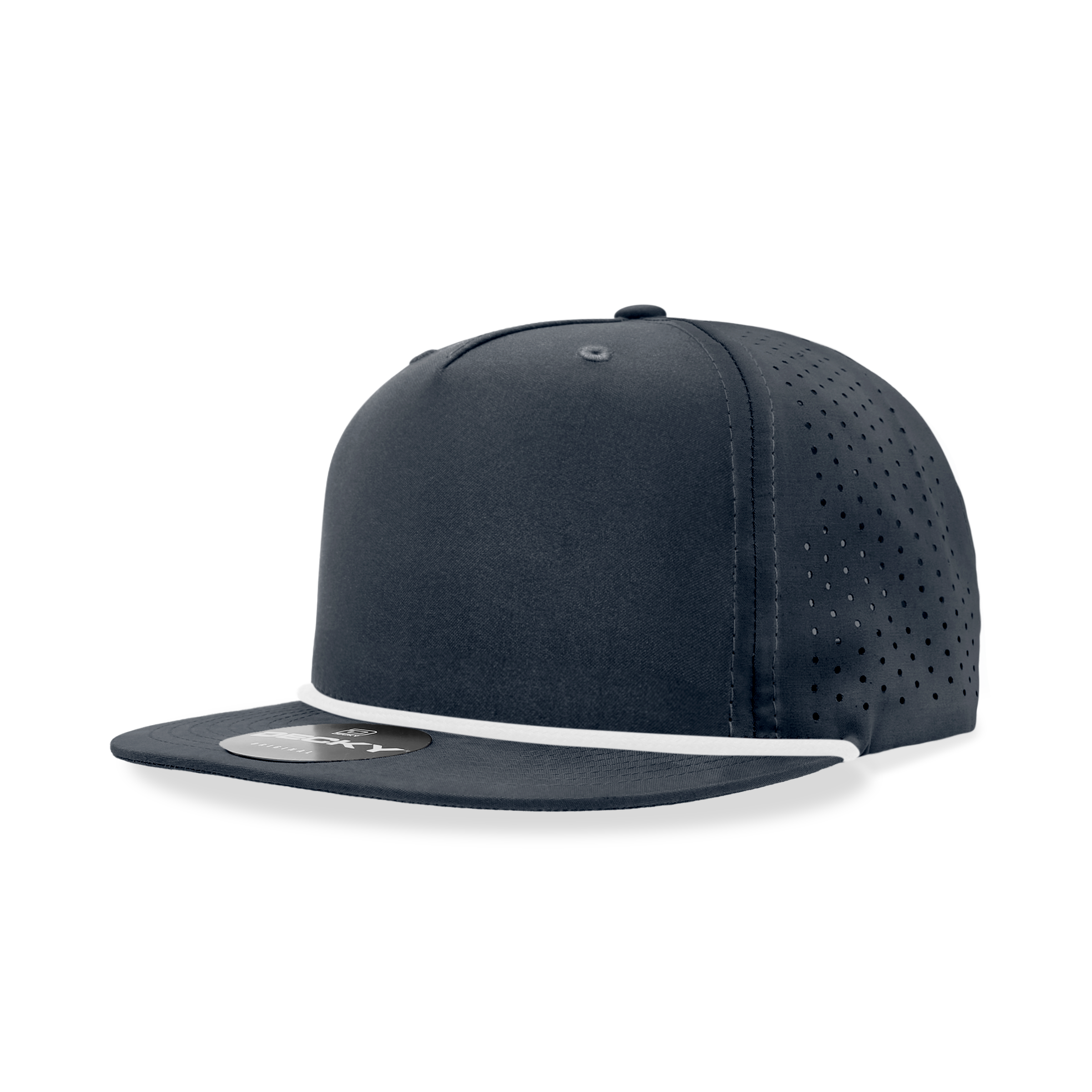 5 Panel High Profile Relaxed Perforated Performance Rope Hat