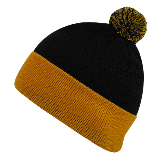 Athletic Pom Pom Beanies