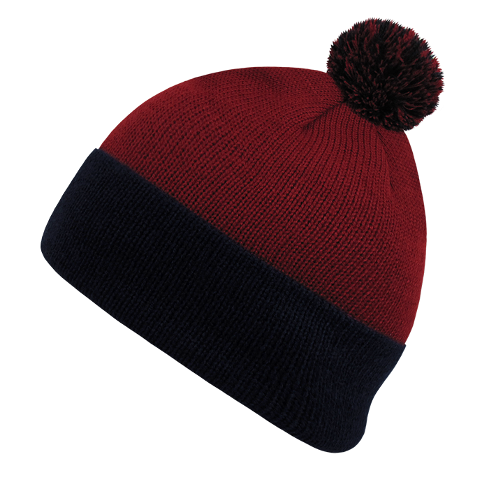 Athletic Pom Pom Beanies