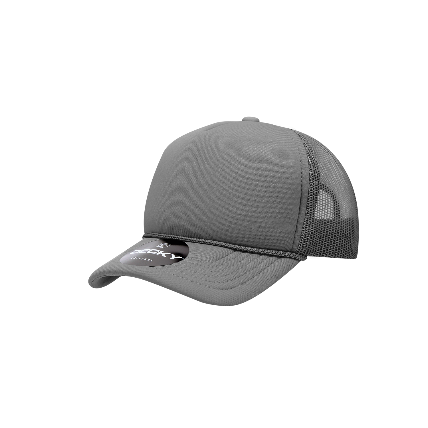 Youth 5 Panel Mid Profile Structured Foam Trucker