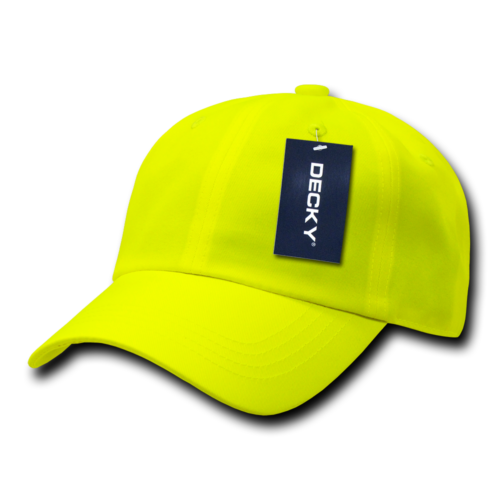 6 Panel Low Profile Structured Neon Cap