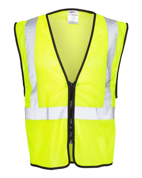 Unisex Zippered Mesh Economy Class 2 Vest