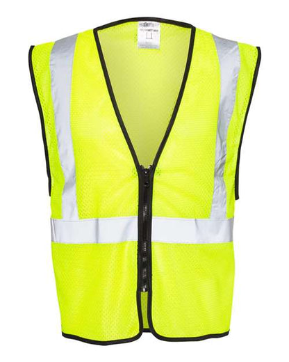 Unisex Zippered Mesh Economy Class 2 Vest