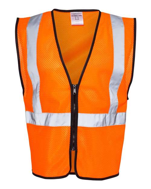 Unisex Zippered Mesh Economy Class 2 Vest