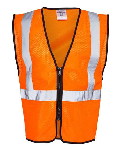 Unisex Zippered Mesh Economy Class 2 Vest