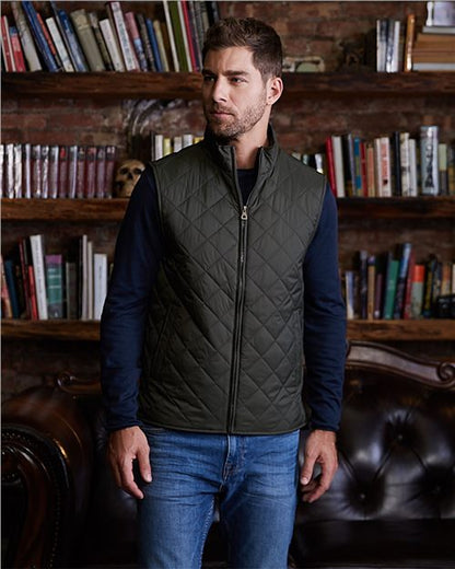 Men's Vintage Diamond Quilted Vest