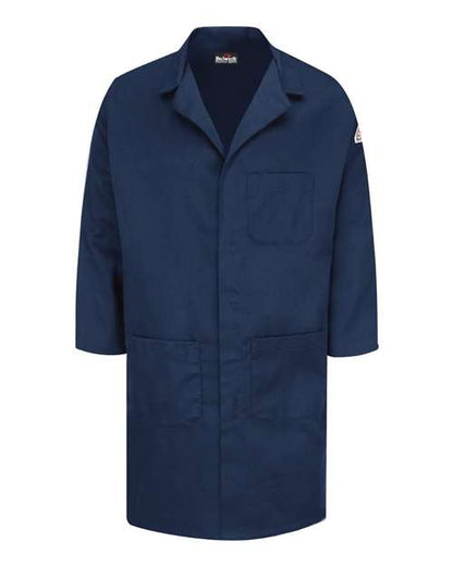 Men's Concealed Snap Front Lab Coat - EXCEL FR® ComforTouch® - 6 oz.